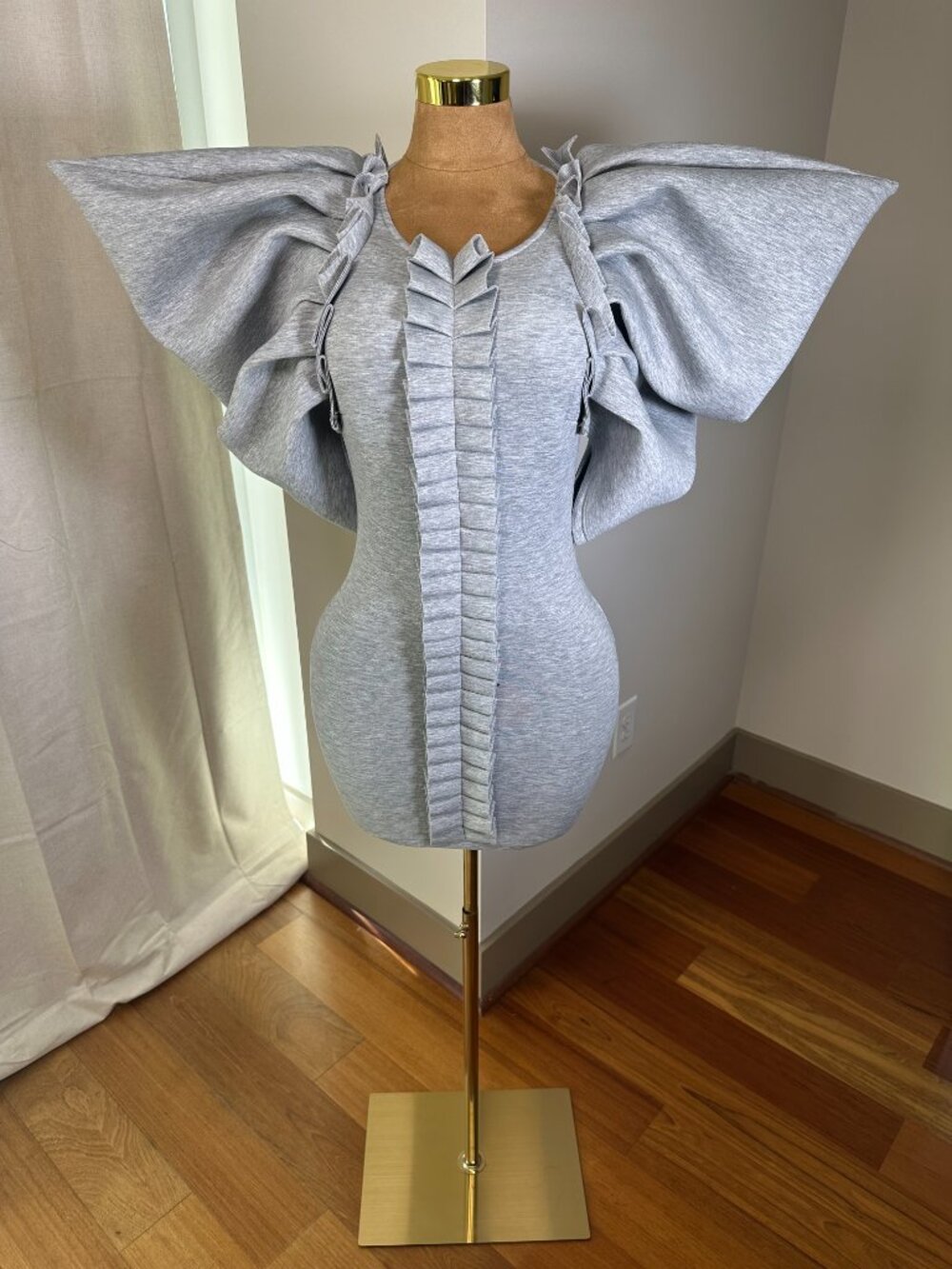 AKIRA Women's Grey Dress - Picture 5 of 5